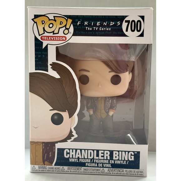 Funko Other - Funko POP! 80's Hair Chandler Bing 700 Friends Television - Minor Box Damage